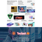 Teclast P50AI WiFi Tablet PC, 6GB+128GB, 11 inch Android 15 Allwinner A733 Octa Core with NPU, P50AI