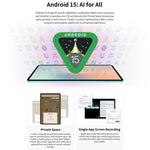 Teclast P50AI WiFi Tablet PC, 6GB+128GB, 11 inch Android 15 Allwinner A733 Octa Core with NPU, P50AI