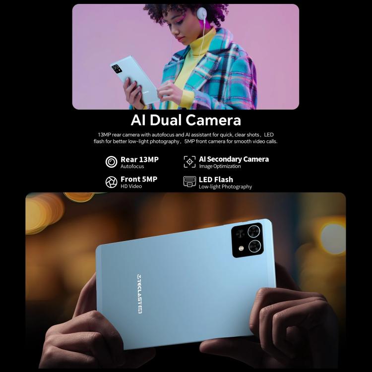 Teclast T50 Mini 4G LTE Tablet PC, 8GB+128GB, 8.7 inch Android 15 MediaTek Helio G99 Octa Core, Support Dual SIM, T50 Mini