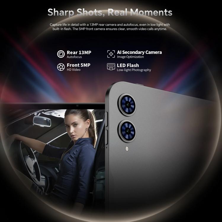 Teclast T65 4G LTE Tablet PC, 8GB+128GB, 13.4 inch Android 15 Unisoc T7280 Octa Core, Support Dual SIM, T65