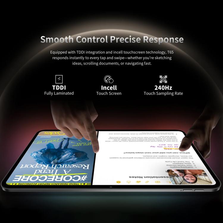 Teclast T65 4G LTE Tablet PC, 8GB+128GB, 13.4 inch Android 15 Unisoc T7280 Octa Core, Support Dual SIM, T65