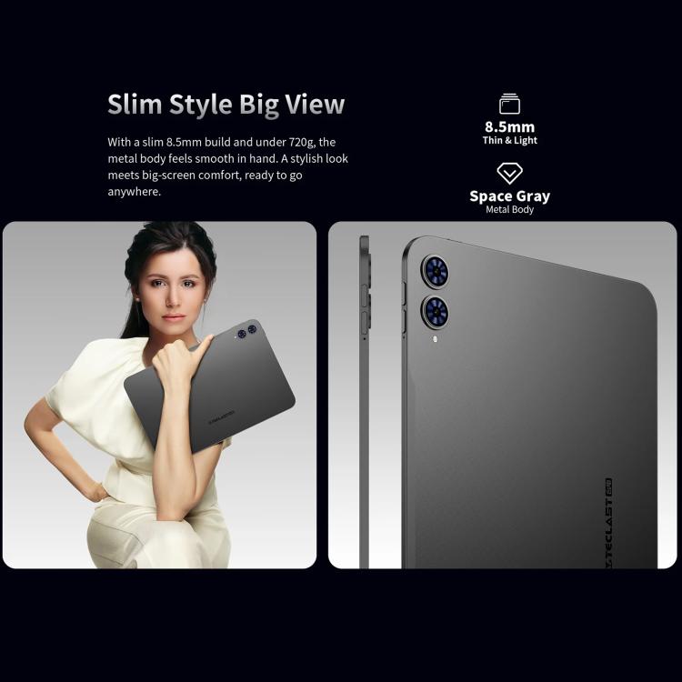 Teclast T65 4G LTE Tablet PC, 8GB+128GB, 13.4 inch Android 15 Unisoc T7280 Octa Core, Support Dual SIM, T65