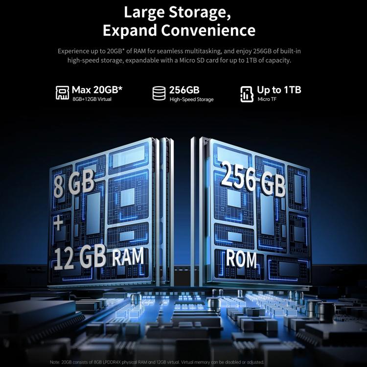 Teclast T65 Plus 4G LTE Tablet PC, 8GB+256GB, 13.4 inch Android 15 MediaTek Helio G99 Octa Core, Support Dual SIM, T65 Plus