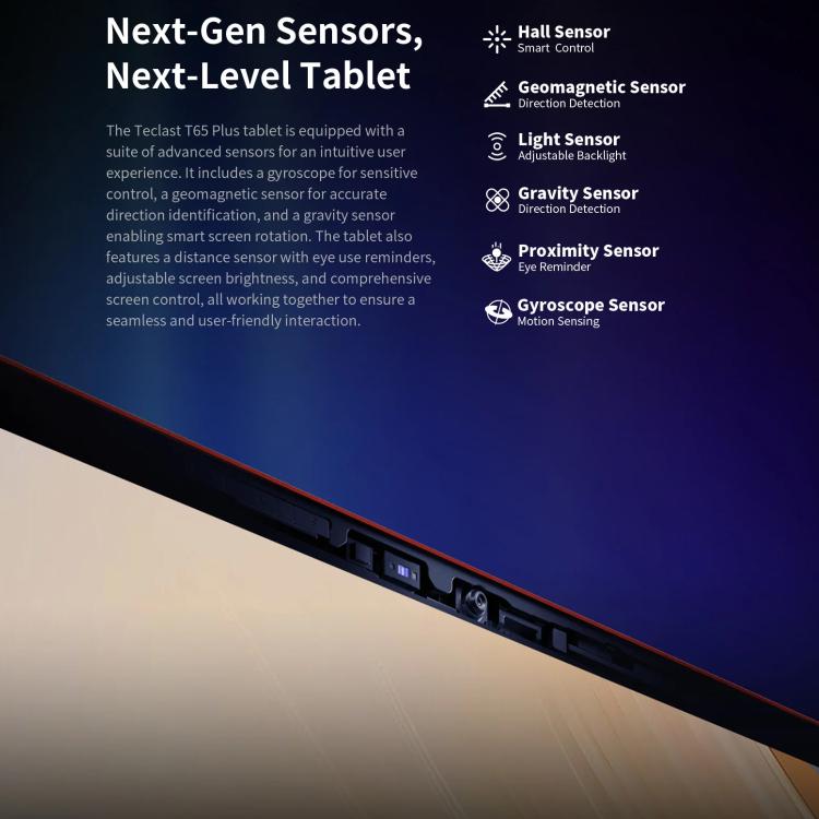 Teclast T65 Plus 4G LTE Tablet PC, 8GB+256GB, 13.4 inch Android 15 MediaTek Helio G99 Octa Core, Support Dual SIM, T65 Plus