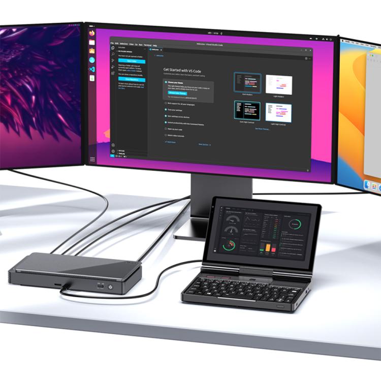 GPD Pocket 4 Handheld-Gaming-PC, 32 GB + 2 TB, 8,8 Zoll, Windows 11 Home, AMD Ryzen AI 9 HX 370, EU-Stecker, Ryzen AI9 32 GB + 2 TB