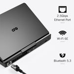 GPD Pocket 4 Handheld-Gaming-PC, 32 GB + 2 TB, 8,8 Zoll, Windows 11 Home, AMD Ryzen AI 9 HX 370, EU-Stecker, Ryzen AI9 32 GB + 2 TB