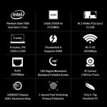 GPD Pocket 3 Handheld PC, 16GB+512GB, 8 inch Windows 11 Home Intel Core i3-1125G4, EU Plug, WMC2572EU, WMC2572UK, WMC2572US