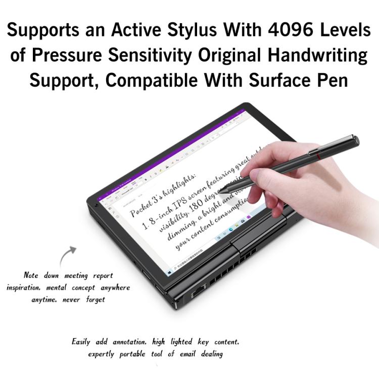 GPD Pocket 3 Handheld PC, 16GB+512GB, 8 inch Windows 11 Home Intel Core i3-1125G4, EU Plug, WMC2572EU, WMC2572UK, WMC2572US