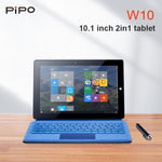 Windows 10 System, Intel Gemini Lake N4120 Quad Core up to 2.6GHz, with Keyboard & Stylus Pen, Support Dual Band WiFi & Bluetooth & TF Card & HDMI, US Plug, PiPO W10 with Keyboard & Stylus Pen