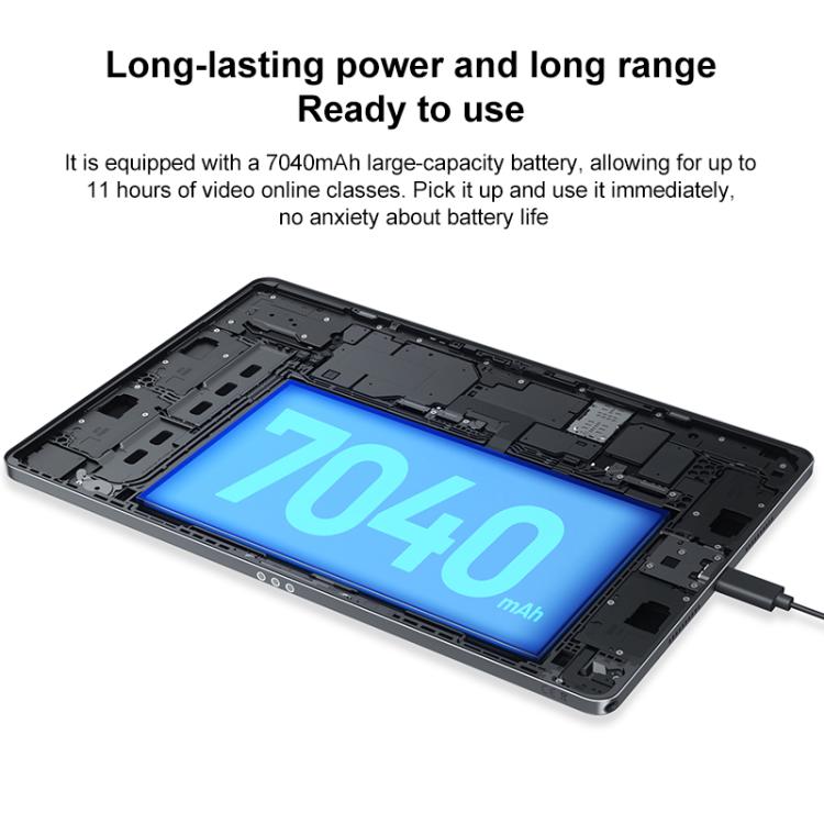 Lenovo Xiaoxin Pad 11 Paperlike Screen, 11 inch WiFi Tablet, 8GB+128GB, Android 15, MediaTek Dimensity 6300 Octa Core,US Plug, 8GB+128GB Soft Light Screen