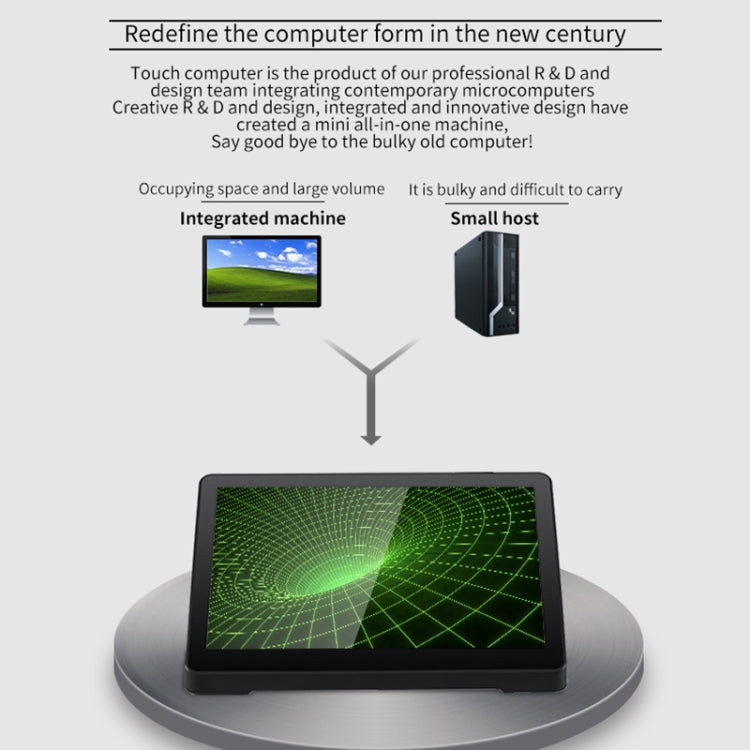 PiPo X9S All-in-One Mini PC, 9.0 inch, 4GB+64GB, Windows 10 Intel Celeron J4105 Quad Core, US Plug, 4GB+64GB