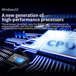 PiPo X9S All-in-One Mini PC, 9.0 inch, 4GB+64GB, Windows 10 Intel Celeron J4105 Quad Core, US Plug, 4GB+64GB