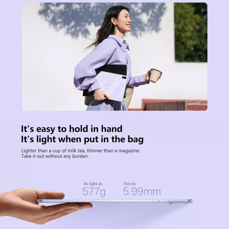 OPPO Pad 5 12.1 inch Soft Light Screen Tablet PC, 12GB+256GB, ColorOS 16.0 MediaTek Dimensity 9400+ Octa Core, 12GB+256GB Soft Light