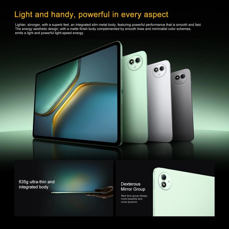 جهاز لوحي iQOO Pad5 Pro بشاشة 13 بوصة، 12 جيجابايت + 256 جيجابايت، OriginOS 5 مع معالج MediaTek Dimensity 9400+ ثماني النواة، 12 جيجابايت + 256 جيجابايت
