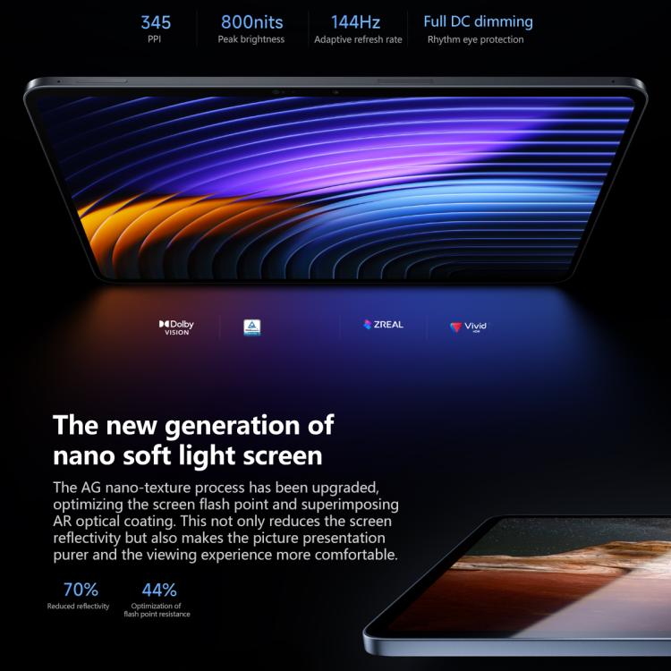 Xiaomi Pad 8 Pro 11.2 inch, 12GB+256GB, HyperOS 3 Qualcomm Snapdragon 8 Elite Octa Core, 12GB+256GB