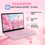 GXMO T152J 15.6 inch Laptop, No Memory, Windows 11 Pro Intel Celeron N5100 Quad Core, Support Fingerprint Unlock, AU Plug, No Memory, AU Plug