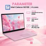 GXMO T152J 15.6 inch Laptop, 16GB+512GB, Windows 11 Pro Intel Celeron N5100 Quad Core, Support Fingerprint Unlock, EU Plug, 16GB+512GB, EU Plug