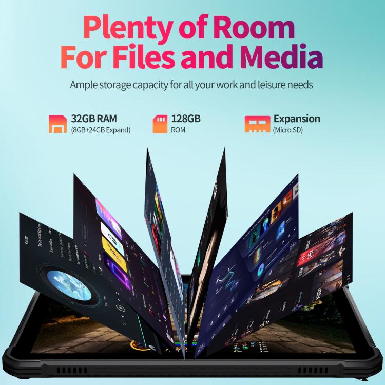 UNIWA UTAB R1040 IP67 Waterproof Rugged Tablet PC, 8GB+128GB, 10.1 inch Android 15 Mediatek MT8786 Octa Core, Network: 4G, US Plug, UTAB R1040