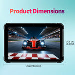 UNIWA UTAB R1040 IP67 Waterproof Rugged Tablet PC, 8GB+128GB, 10.1 inch Android 15 Mediatek MT8786 Octa Core, Network: 4G, US Plug, UTAB R1040