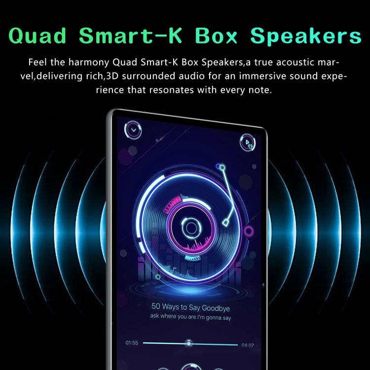 BDF P70 10.1 inch 4G LTE Tablet PC, 6GB+128GB, Android 10 MTK6750 Octa Core, Support Dual SIM, UK Plug, 8GB+256GB, UK Plug