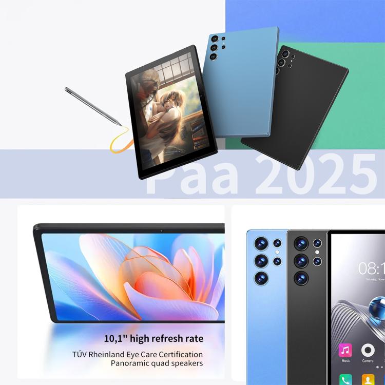 BDF H39 10.1 inch 4G LTE Tablet PC, 4GB+64GB, Android 10 MTK6750 Octa Core, Support Dual SIM, UK Plug, 6GB+128GB, UK Plug