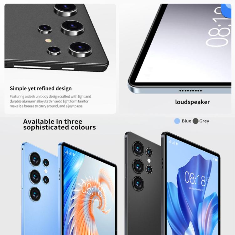 BDF H39 10.1 inch 4G LTE Tablet PC, 6GB+128GB, Android 10 MTK6750 Octa Core, Support Dual SIM, EU Plug, 8GB+256GB, EU Plug