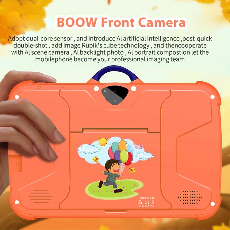 BDF C8 7 inch WiFi Kids Tablet PC, 1GB+16GB, Android 8.1 MTK6735 Octa Core CPU, US Plug, 3GB+32GB