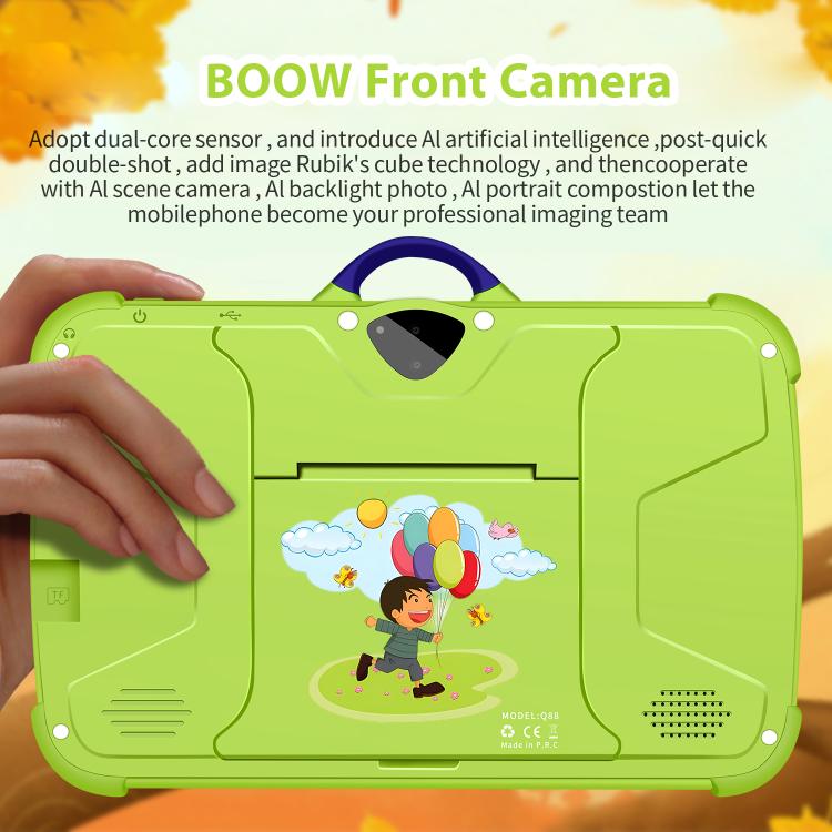 BDF C8 7 inch WiFi Kids Tablet PC, 2GB+32GB, Android 8.1 MTK6735 Octa Core CPU, US Plug, 4GB+64GB