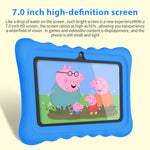 BDF T7 7 inch WiFi Kids Tablet PC with Silicone Case, 2GB+32GB, Android 8.1 MTK6735 Quad Core CPU, US Plug, 4GB+64GB