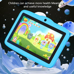 BDF 7 inch WiFi Kids Tablet PC with Mushroom Silicone Case, 2GB+32GB, Android 8.1 MTK6735 Quad Core CPU, US Plug, 4GB+64GB
