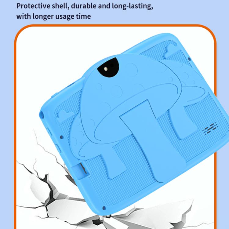 BDF 7 inch WiFi Kids Tablet PC with Mushroom Silicone Case, 2GB+32GB, Android 8.1 MTK6735 Quad Core CPU, US Plug, 4GB+64GB