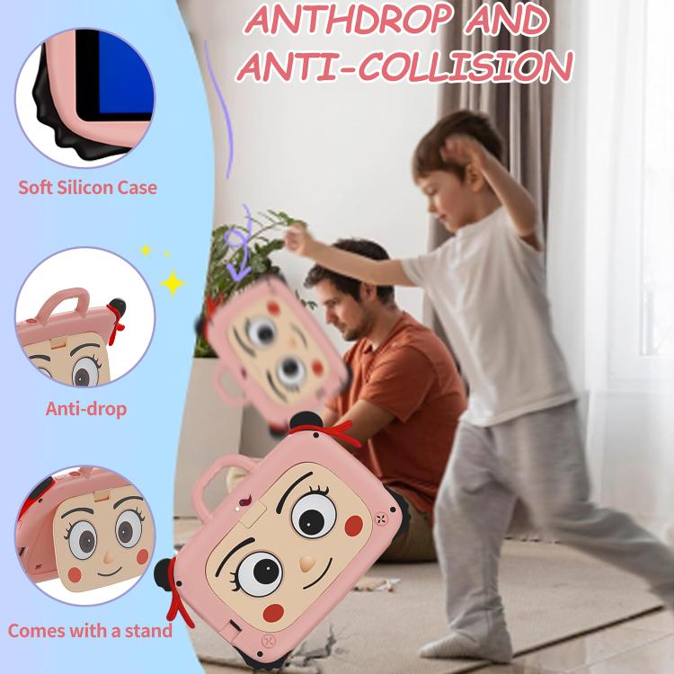 BDF 7 inch WiFi Kids Tablet PC with Nezha Silicone Case, 1GB+16GB, Android 8.1 MTK6735 Quad Core CPU, US Plug, 3GB+32GB