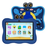 BDF 7 inch WiFi Kids Tablet PC with Crab Silicone Case, 2GB+32GB, Android 8.1 MTK6735 Quad Core CPU, US Plug, 4GB+64GB