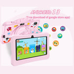 BDF 7 inch WiFi Kids Tablet PC with Portable Astronaut Silicone Case, 1GB+16GB, Android 8.1 MTK6735 Quad Core CPU, US Plug, 3GB+32GB