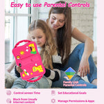 BDF 7 inch WiFi Kids Tablet PC with Giraffe Silicone Case, 1GB+16GB, Android 8.1 MTK6735 Quad Core CPU, US Plug, 3GB+32GB