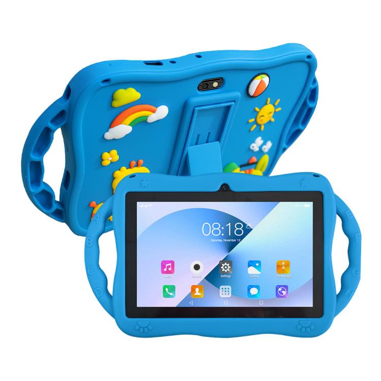 BDF 7 inch WiFi Kids Tablet PC with Giraffe Silicone Case, 1GB+16GB, Android 8.1 MTK6735 Quad Core CPU, US Plug, 3GB+32GB