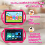 BDF 7 inch WiFi Kids Tablet PC with Giraffe Silicone Case, 2GB+32GB, Android 8.1 MTK6735 Quad Core CPU, US Plug, 4GB+64GB