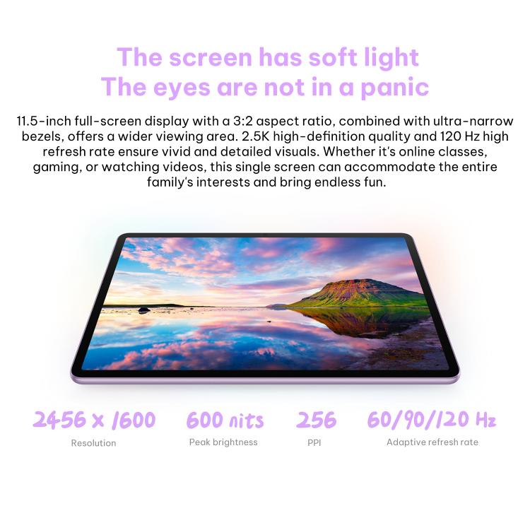 HUAWEI MatePad 11.5 inch 2026 WiFi Soft Light Edition, 8GB+256GB, HarmonyOS 5.1 Hisilicon Kirin T82B, Not Support Google Play, WiFi 8GB+256GB Soft Light
