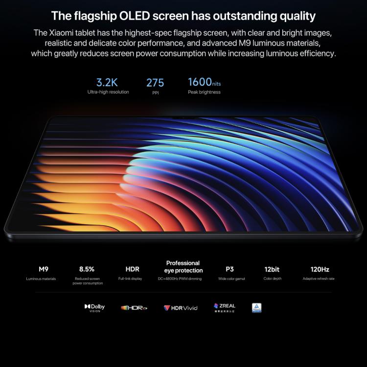 Xiaomi Pad 7 Ultra 14 inch, 12GB+512GB, HyperOS 2, XRING O1 3nm Deca Core CPU, 12GB+512GB