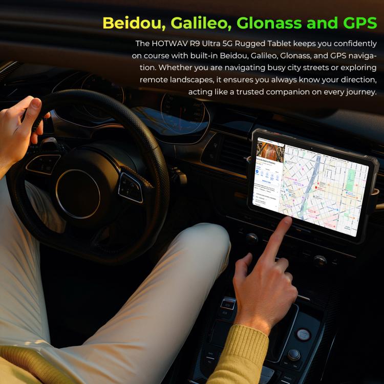 HOTWAV Tab R9 Ultra IP68/IP69K Rugged Tablet, 8GB+512GB, 11 inch Android 15 Unisoc T8200 Octa Core 5G Network, Global Version with Google Play, EU Plug, Tab R9 Ultra