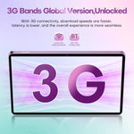 Pad 9 Ultra 10.1 inch 3G Phone Call Tablet PC, 2GB+32GB, Android 10 MTK6737 Quad Core, EU Plug, EU Plug