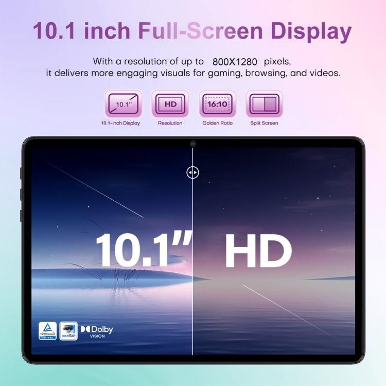 Pad 9 Ultra 10.1 inch 3G Phone Call Tablet PC, 2GB+32GB, Android 10 MTK6737 Quad Core, UK Plug, UK Plug