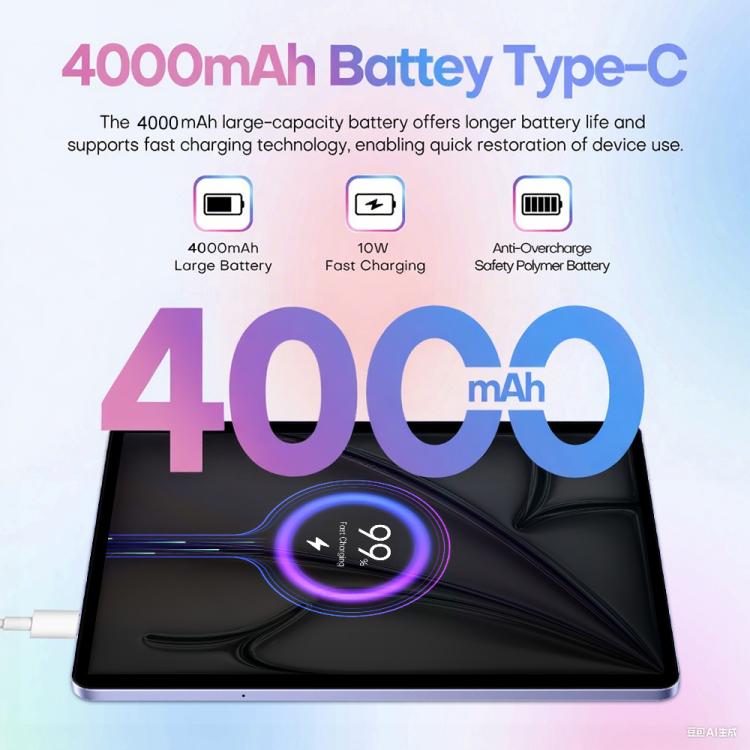 Pad 8 Pro 10.1 inch 4G LTE Tablet PC Combo Set, 4GB+32GB, Android 10 MT6755 Octa Core, with Keyboard / Mouse / Leather Case, UK Plug, UK Plug