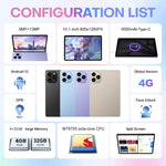 Pad 8 Pro 10.1 inch 4G LTE Tablet PC Combo Set, 4GB+32GB, Android 10 MT6755 Octa Core, with Keyboard / Mouse / Leather Case, UK Plug, UK Plug