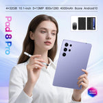 Pad 9 Pro 10.1 inch 4G LTE Tablet PC Combo Set, 4GB+32GB, Android 10 MT6755 Octa Core, with Keyboard / Mouse / Leather Case, EU Plug, EU Plug