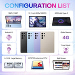 Pad 9 Pro 10.1 inch 4G LTE Tablet PC Combo Set, 4GB+32GB, Android 10 MT6755 Octa Core, with Keyboard / Mouse / Leather Case, EU Plug, EU Plug