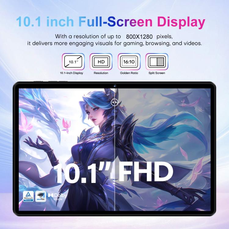 Pad 9 Pro 10.1 inch 4G LTE Tablet PC Combo Set, 4GB+32GB, Android 10 MT6755 Octa Core, with Keyboard / Mouse / Leather Case, UK Plug, UK Plug