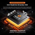 Blackview MEGA 12 Tablet PC, 12GB+256GB, 12.2 inch Android 16 MediaTek Dimensity 7200 Octa Core, Network: 5G, Global Version with Google Play