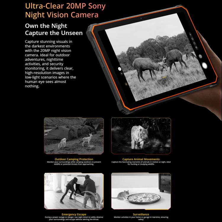 Blackview Active 10 Pro 5G Rugged Tablet, 12GB+512GB, 10.95 inch Android 14 Dimensity 7300 Octa Core, Global Version with Google Play, 12GB+512GB