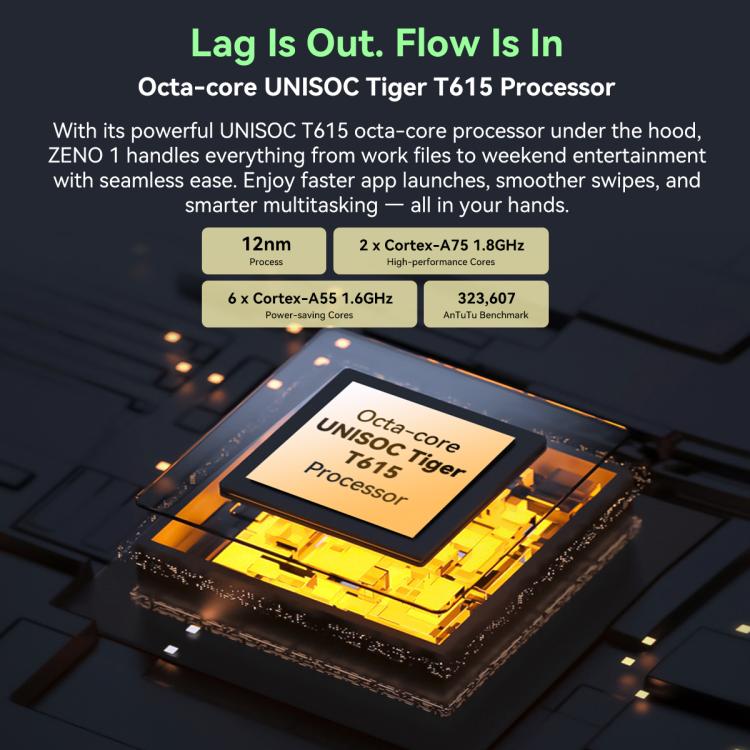 Blackview ZENO 1 Tablet PC, 4GB+64GB, 8 inch Android 15 Unisoc Tiger T615 Octa Core, Network: 4G, Global Version with Google Play, 4GB+64GB